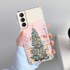 Чехол для телефона Samsung Galaxy S26 S25 S24 S23 S22 Ultra S20 S21 FE 5G Plus Мягкий прозрачный чехол Мультяшный рождественский стиль