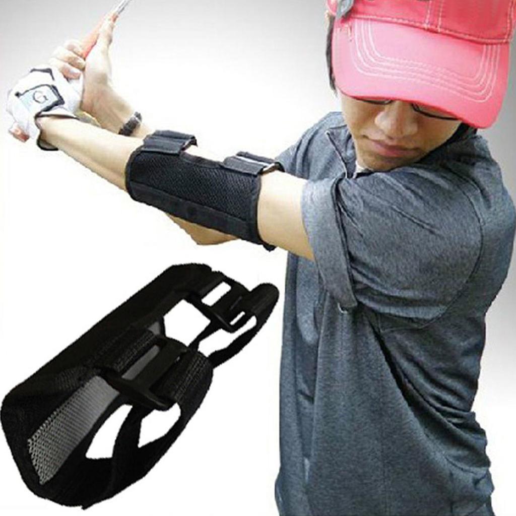 Golf Swing Training Aids Straight Practice Elbow Brace Swing Trainer Arm Wrap for Beginners