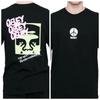 2025 Новая высококачественная OBEY Простой стиль масляной живописи Нишевая красота Тренд Мужская и женская Чистая Свободная футболка с коротким рукавом#Цвет