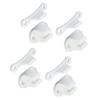 4 Pair RV Door Holder Retainer Nylon Storage Door Catch Latch Clip for Boat Trailer Camping Car