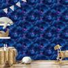 Watercolor Galaxy Wallpaper Navy Blue, Violet, and Indigo 50x1000