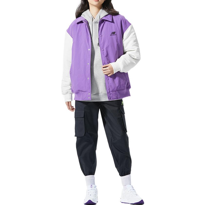 Men's Jacket New Balance Puffer Jacket Unisex Purple