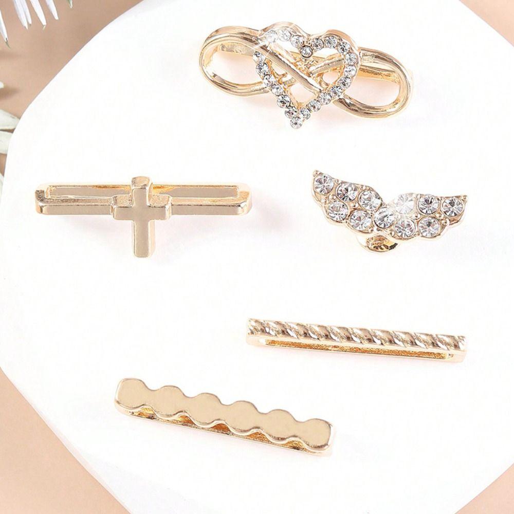 Metal Decorative Ring Brooch Wristbelt Charms Creative Watch Band Ornament Strap Accessories