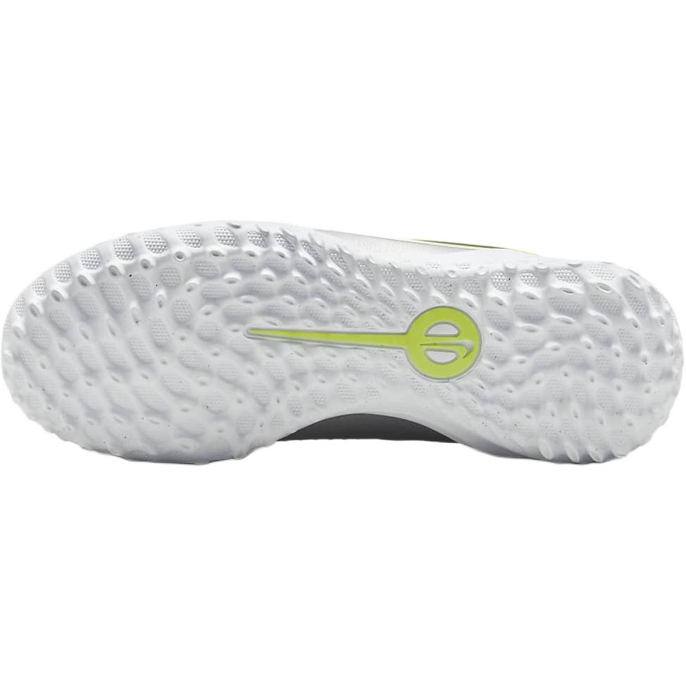 Детские кроссовки Nike Tiempo Legend 10 Academy TF Металлический серебристый Вольт Черный (GS) Серебристый металлик/Вольт/Черный