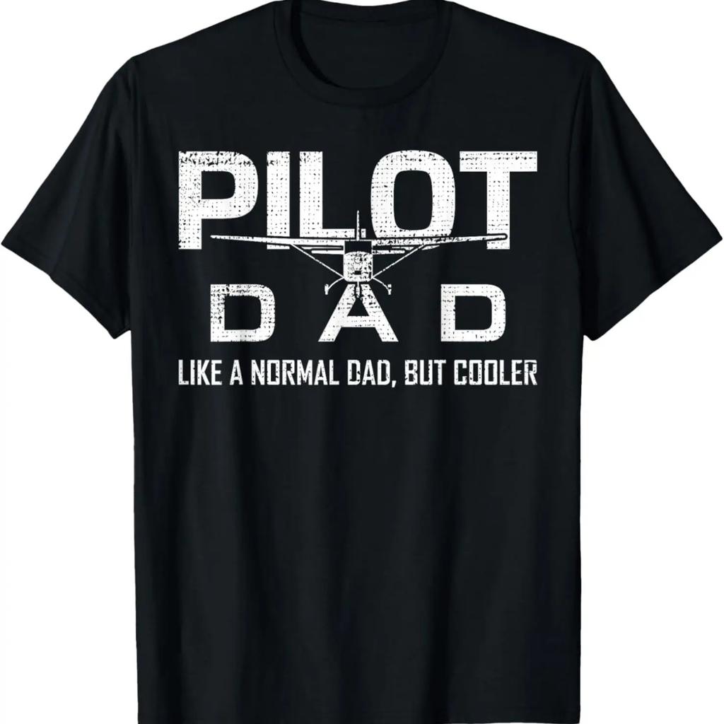 Funny Airplane Pilot Dad Aviation Lover Husband Father Pilot T-Shirt