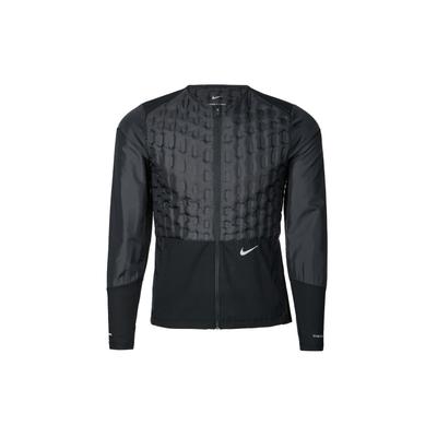 Nike Однотонная куртка с логотипом на молнии с круглым вырезом, женские куртки, черный цвет DQ6710-010
