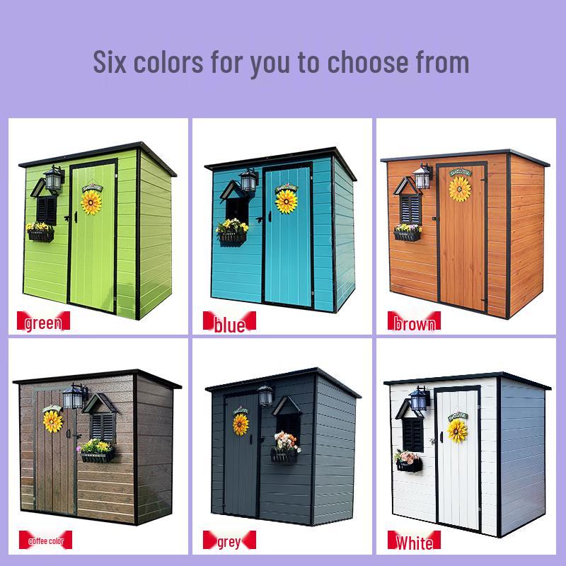 Outdoor Detachable Assembly Tool Storage Shed