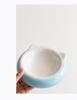 Shumen Anti-Tip Modern Ceramic Pet Bowl: Cat & Dog Food/Water Dish