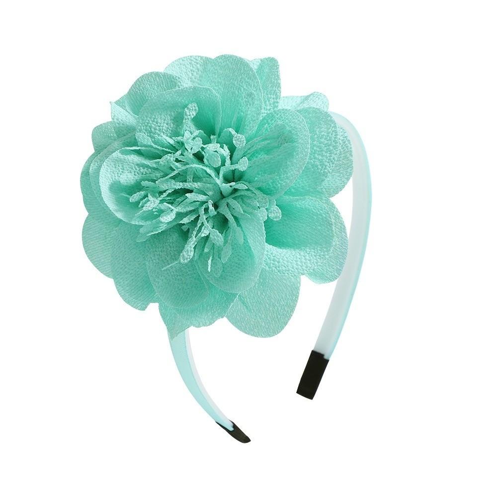 Princess Hair Band Grosgrain Ribbon Girl Hair Hoop Big Flower Headband Hair Accessories