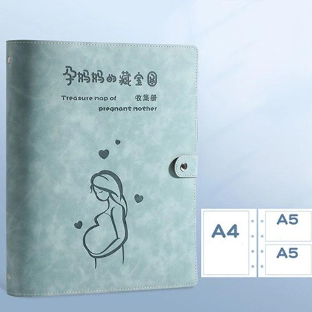 PU Leather Pregnancy Booklet a4 a5 Pregnancy Storage Folder  Of Pregnant Mother