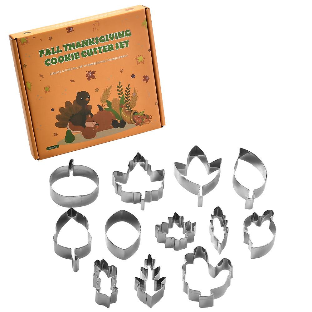 Формы для печенья из нержавеющей стали, 12 шт. Формы для выпечки в форме динозавра, форма для торта, нарезка фруктов и овощей