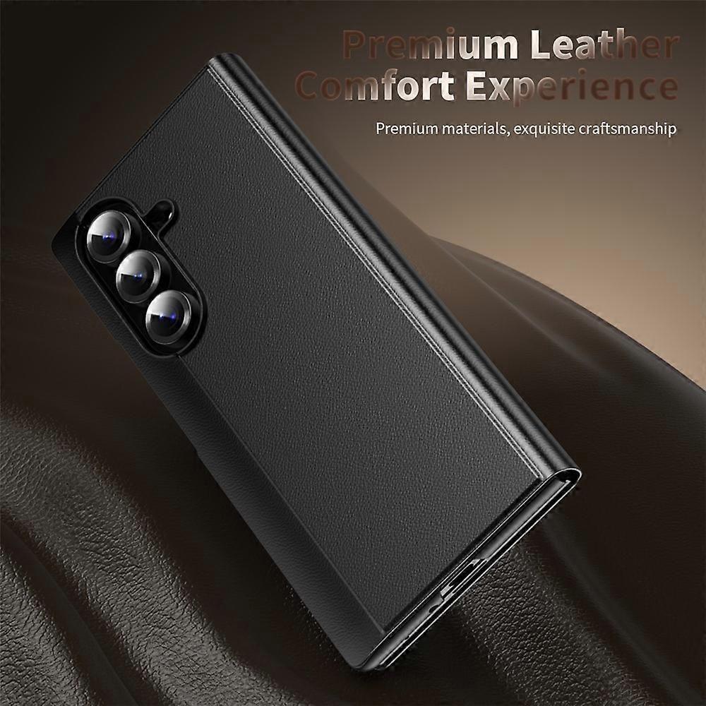 Compatible For Samsung Galaxy Z Fold7 5G Case Smart View Window Leather Phone Cover