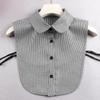 43 Styles Fake Collar Stand Lapel Shirt Detachable Collar Women Lace Floral False Collar Half Shirt Blouse Faux Col