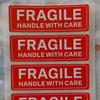 20 листов, 100 шт., хрупкая ручка с этикеткой по уходу, предупреждающие наклейки, 75*25 мм