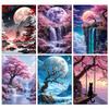 Сделай сам Фэнтезийное лунное дерево Алмазная живопись Пейзаж Полная выкладка Стразы Мозаика Вышивка Ручная работа Домашний декор Подарок Новинки
