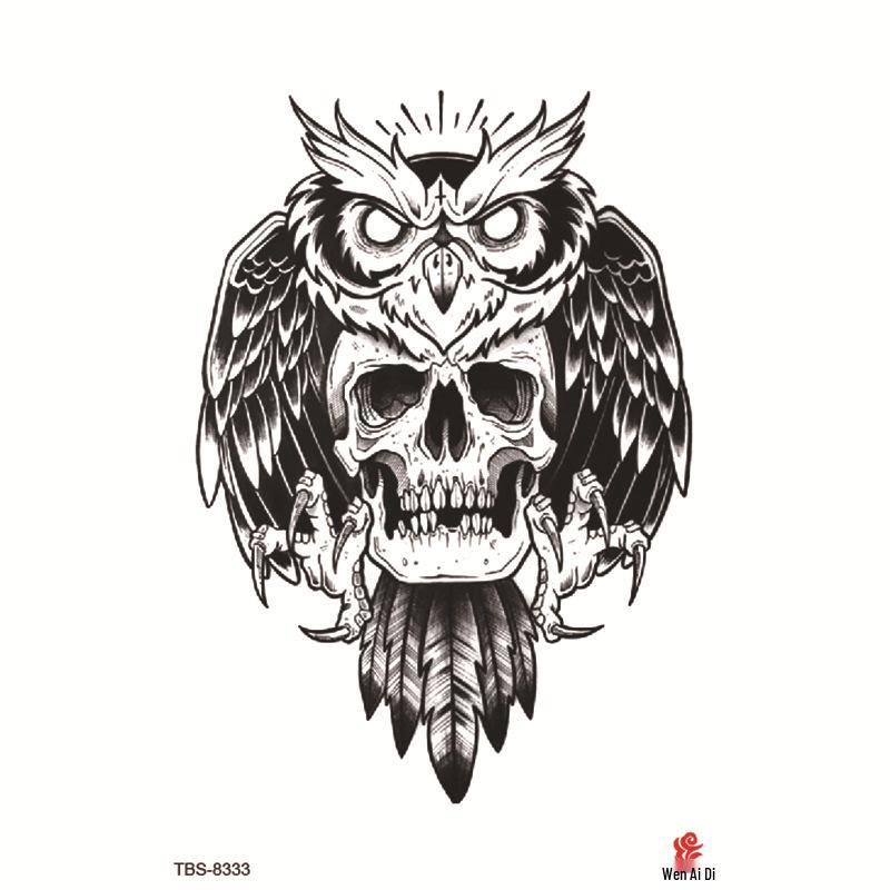 Набор маленьких водостойких тату-наклеек с тотемами и символами для предплечья