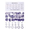 225Pcs Seal O-Ring R134A Car Air Conditioning Rubber Washer Assortment Box Set