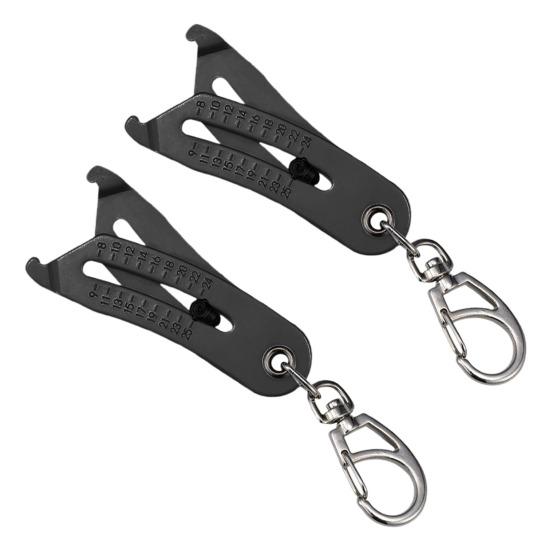 1 шт/2 шт портативный брелок для проверки размера резьбы подвеска металлический болт и гайка