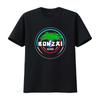 Bonzai Records Футболка Техно Транс Хардкор Все Размеры S M L XL 2XL Черный Серый винтажный Стиранный Растянутый модный Универсальный