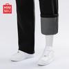 MINISO Men's Winter Warm Fleece-lined Straight-Leg Sweatpants