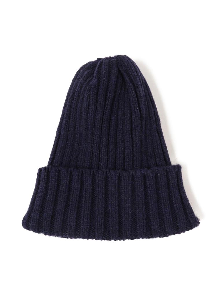 [BEAMS PLUS] Шерстяная шапка-бини для мужчин, темно-синий - 38410023247