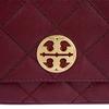 Tory Burch TB-Willa Chain Quilted Caviar Leather Messenger Bag Women bags Burgundy 87861-639