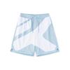 Basketball Series Printed Elastic Waist Knit Shorts Men Bottoms River-Blue 152321218-1