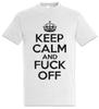 Keep Calm And Fuck Off Mens T-Shirt Indie Disco Alternative Techno Cyber Rock