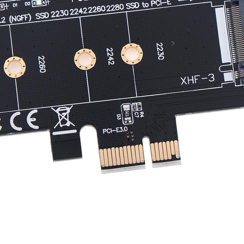 Pcie To M2 Adapter Pci Express 3.0 X1 To Nvme Ssd Adapter Support 2230 2242 2260
