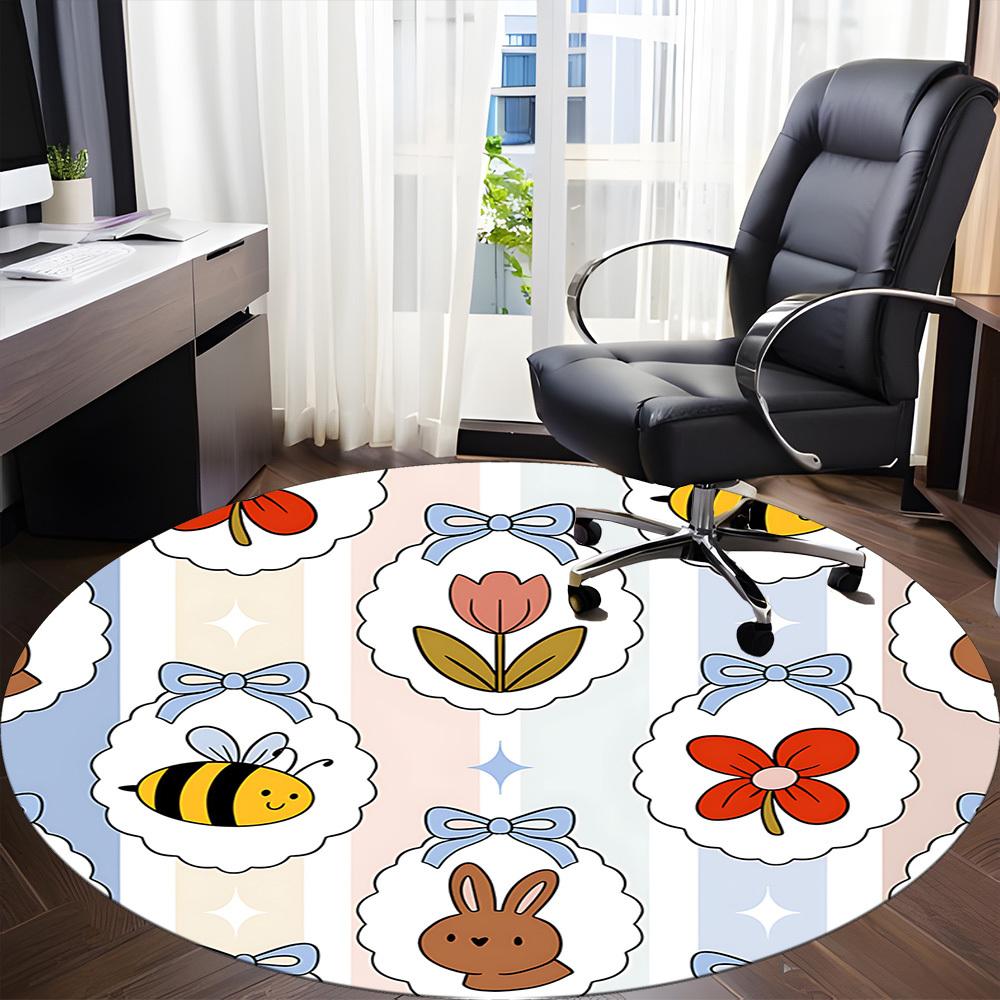 1pc Easter Chair Carpet for Office, Non-slip, Soft and Durable Office Rug for Interior Decoration, Perfect for Office yy260313020
