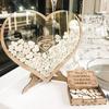 60 /80pcs Wooden Love Signature Guest Book Wedding Birthday Party Props Desktop Decoration Big Tree Photo Frame Diy Ornaments