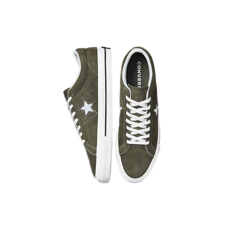 Converse Кроссовки унисекс цвета хаки One Star Low Cargo Green Egret White 171585C
