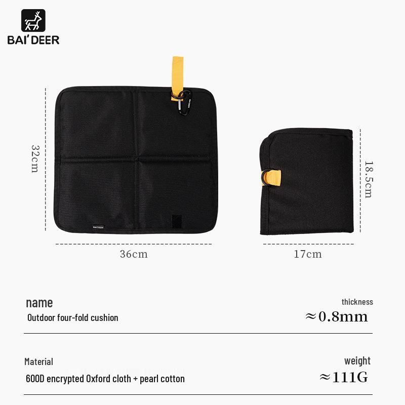 Waterproof Outdoor Folding Picnic & Camping Mat - Thickened, Moisture-Proof Cushion for Hiking & Mountaineering