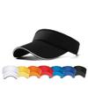Adjustable Tennis Sunscreen Cap Sun Visor Empty Top Sun Hat Men Women