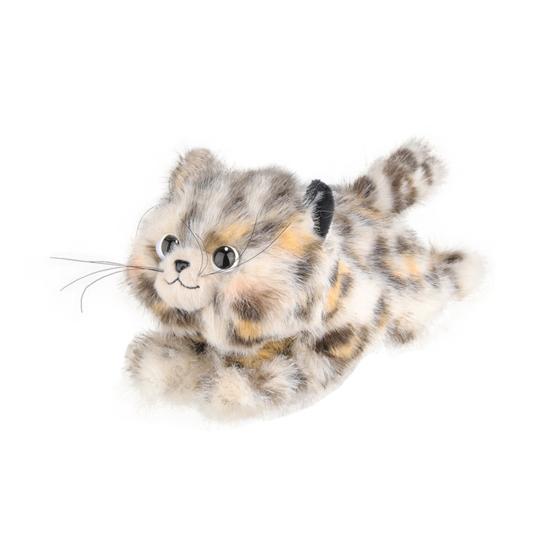 Pull-String Tail Wagging Cat Wristband Monkey Plush Slap Bracelet Toy with Moving Tail Portable Animal Doll Kids Gift