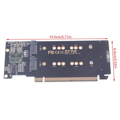 1 шт. M.2 X16 на 4x NVMe PCIe 3.0 Gen3 X16 на 4*NVMe RAID-карту PCI-E VROC-карту