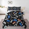 Erosebridal Teens Dirt Bike Comforter Set Twin Size, Motocross Rider Down Comforter for Kids Boys Adult Men, Motorbike Extreme Sport Bedding