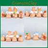 Pvc Cartoon Capybara Action Figures Model Toys Desktop Decoration Gifts Kids