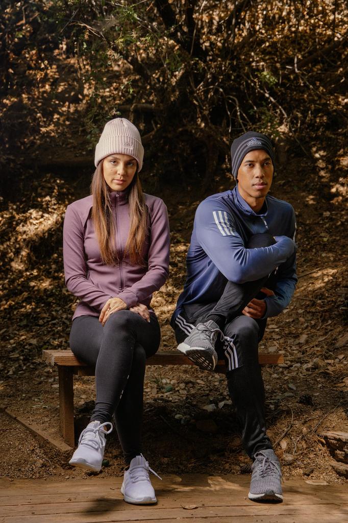 Adidas Alphaskin Reflective One Size Headband, Black/Silver F23,