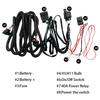 HUIQIAODS H8/H11/H16 LED Compatible Fog Wiring General Purpose With Switch For Fog Lights Relay