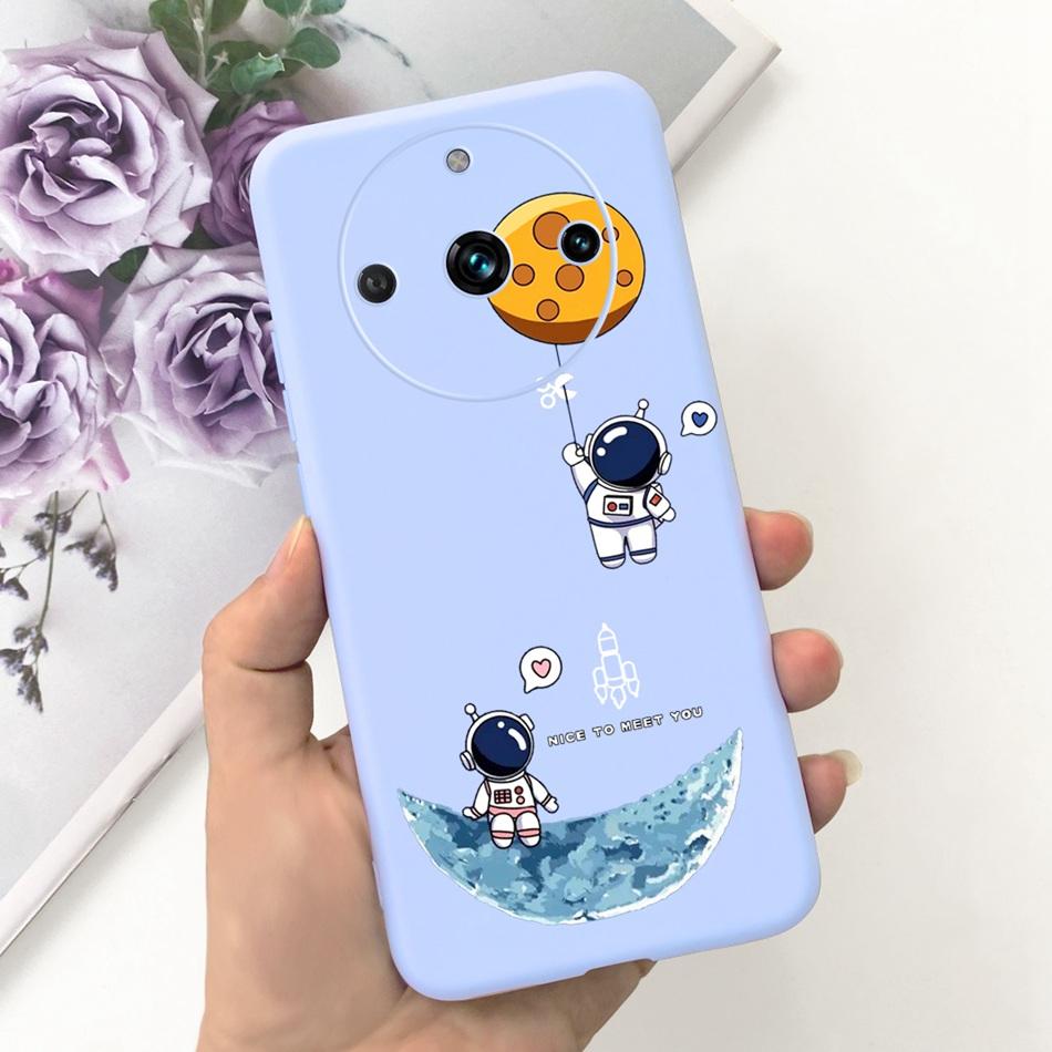 For Realme 11 Pro Plus 5G Phone Case Cute Cat Painted Jelly Silicon Soft Back Cover For Realme 11 Pro+ 11Pro 5G Cases Bumper