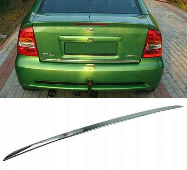 OPEL ASTRA MK IV G HB Saloon - Chrome Trunk Trim - Tailgate Accent - Premium Car Rear Detail - Shine Enhancer Tuning