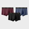 MiiOW 3Pcs Men's Underwear Boxer Shorts Youth Cotton Men's Boxing Shorts, Breathable Underwear
