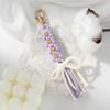 Fashion Hand Woven Rope KeyChain Flower Key Ring Bohemian Knitted Keyrings Charm Bag Pendant Key Accessory Gifts