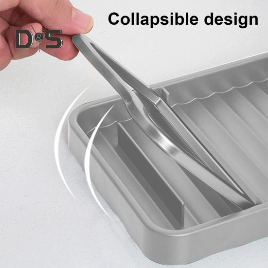 Держатель для крышки кастрюли Стойка для посуды Нескользящая конструкция Легко чистить Складная подставка для крышки кастрюли