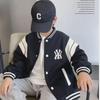 Boys' Autumn/Winter Baseball Jacket - Trendy Spring Sports Coat for Medium and Large Children