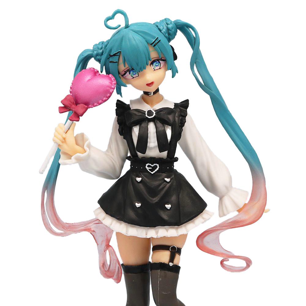 19cm Sexy Girl Hatsune Miku Anime Figure Fashion Subclture Miku Action Figure Room Decorations PVC Collection Model Doll Toys