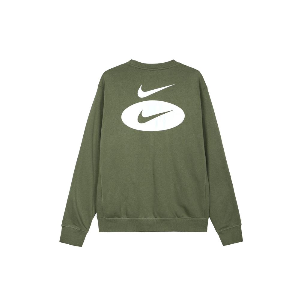 Nike Толстовки Мужские Прочный Зеленый Круглый Вырез Утепленные Другое DM5461-326