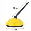 Rosfix Pressure Washer Kit for Karcher K2–K7: Patio Brush, 15° Bent Lance, 5 Nozzles, 1L Foam Cannon + Powder