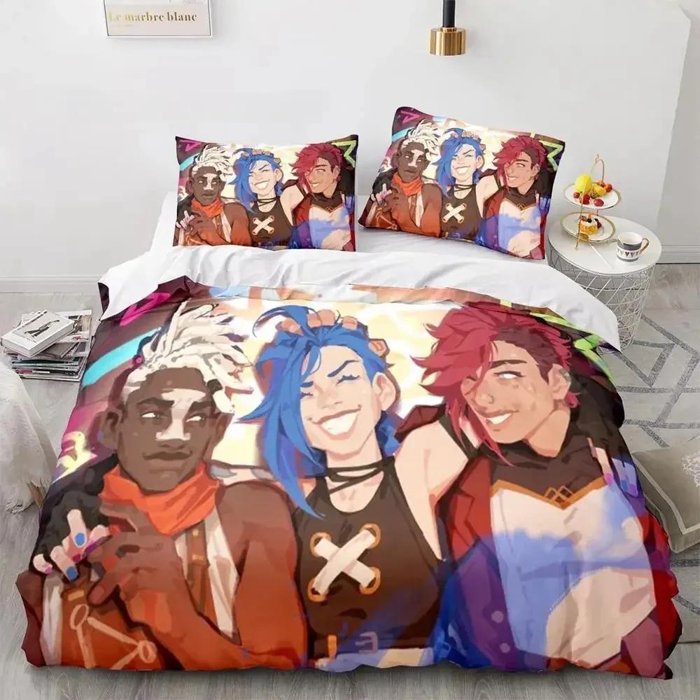 Runaway Lol Jinx Bedding Set Single Twin Full Queen King Size Bed Set Adult Kid Bedroom Duvet cover Set ropa de cama matrimonio
